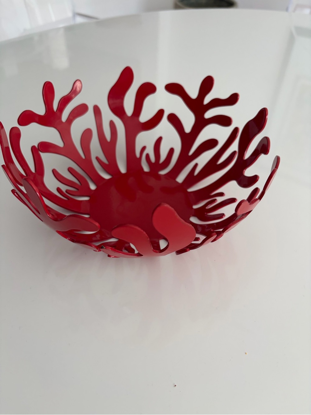 Alessi Red Coral-Inspired Decorative Bowl
